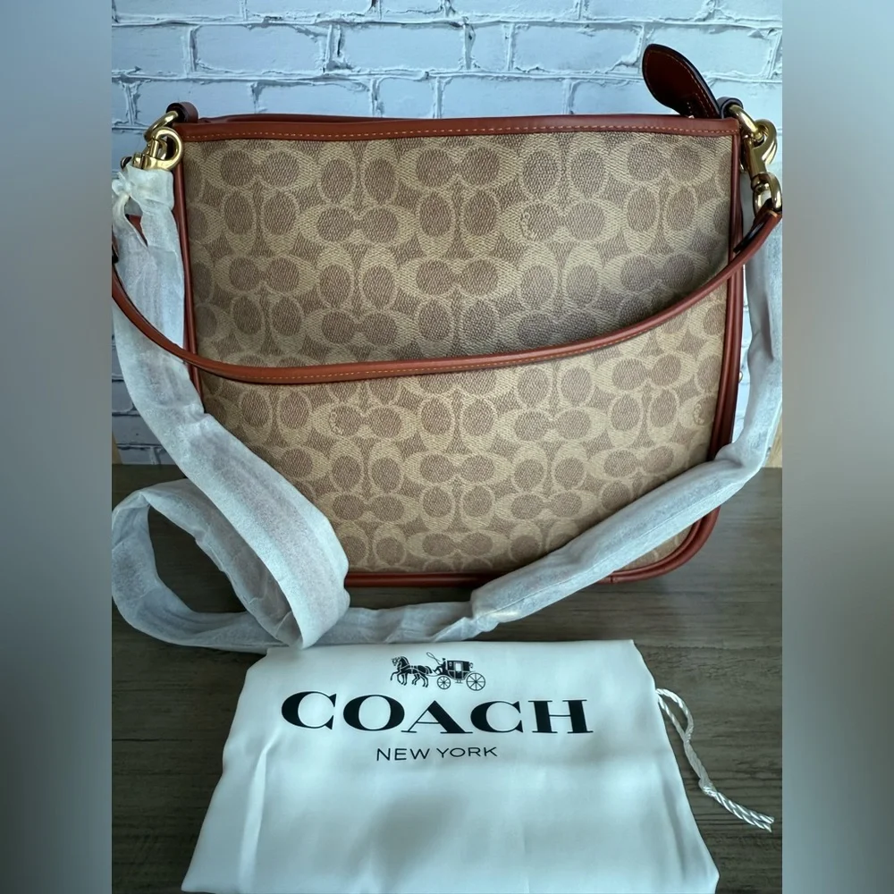 Coach signature coated